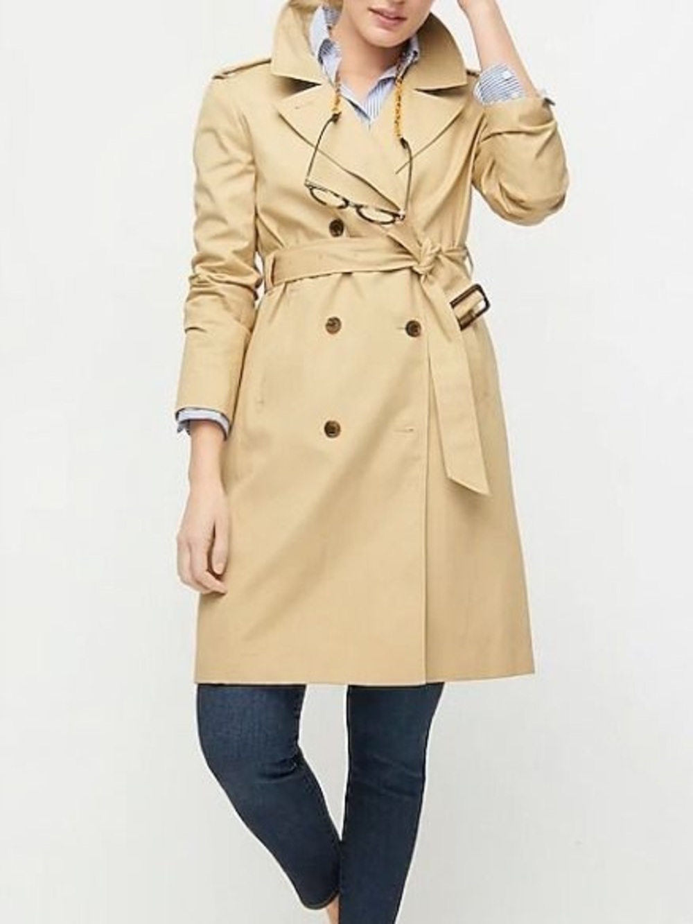 NWT- J. Crew Icon Trench Coat - Picture 2 of 11